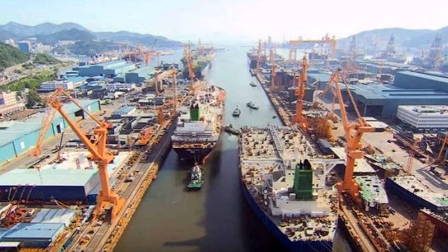 غول کشتی‌سازی جهان در کره